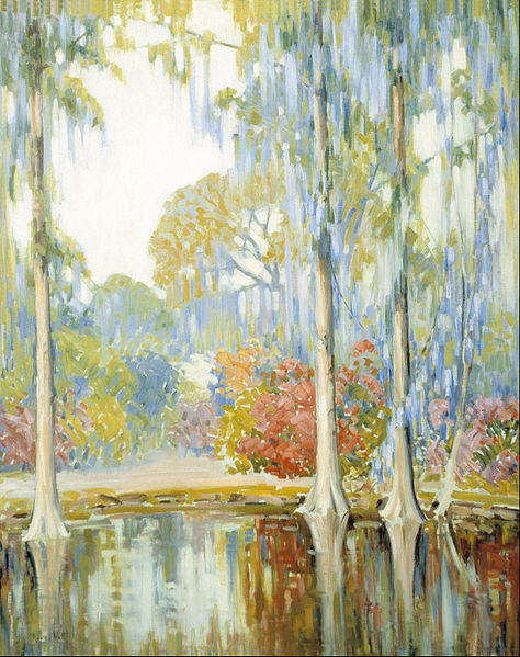 "Magnolia Gardens" by Alfred Hutty, 1920